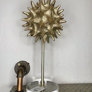 NWT Z Gallerie Gold Accent Decor Statue